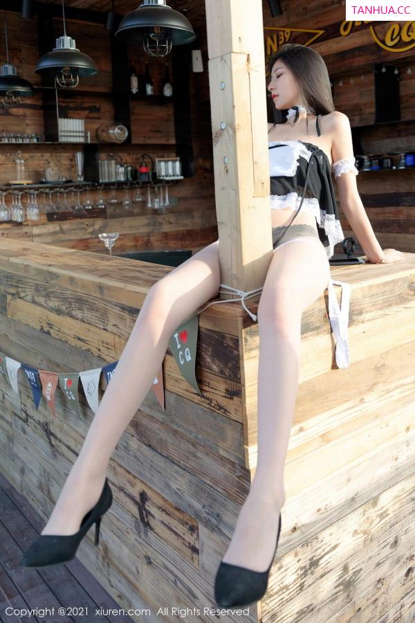 熊小诺 哎小诺 新晋女神熊小诺 居家蕾丝女仆第56张图片